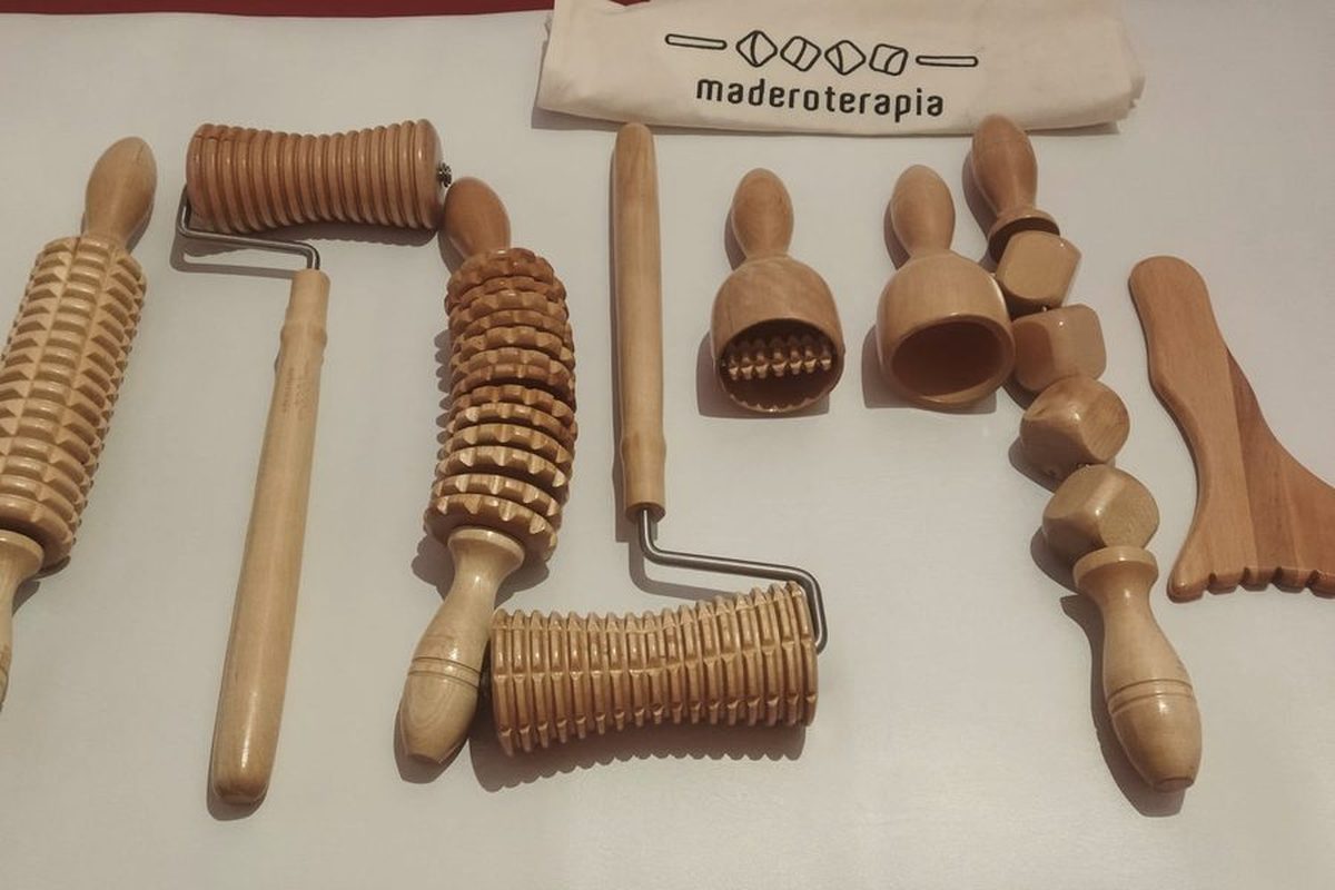 Drewniane przyrządy do maderoterapii